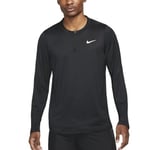 NIKE Court DriFIT Advantage Half Zip black (Storlek: XXL)