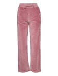 Leona Organic Cotton Velour Pants Bottoms Trousers Joggers Pink Lexington Clothing