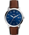 Fossil The Minimalist Mens Brown Watch FS5839 Leather (archived) - One Size