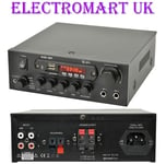 BLUETOOTH DIGITAL STEREO AMP AMPLIFIER WITH FM RADIO 55W PER CHANNEL MIC INPUTS