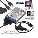 USB to SATA 2.5” HDD SSD Drive reader Cable Adapter for external Hard disk
