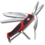 Muela - Couteau suisse Victorinox Rangergrip 71 Gardener 0.9713.C avec ciseaux à levier et scie à bois 7 fonctions idéal pour le jardinage.