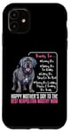 Coque pour iPhone 11 Happy Mother's Day To The Best Napolitan Mastiff Mom
