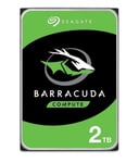 Seagate BarraCuda, 2TB, Internal Hard Drive, 3.5 Inch, SATA 6GB/s, 7.200 RPM, 64