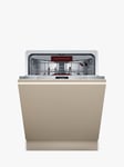 Neff S187ZCX03G Fully Integrated Dishwasher, Stainless Steel