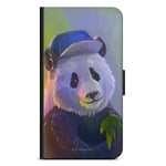 iPhone Xs Max Plånboksfodral - Färgglad Panda
