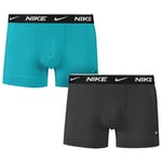 NIKE E-Day Stretch Boxer Shorts 2 Units L, Dusty Cactus/Anthracite, L