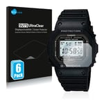 Savvies Screen Protector compatible with Casio G-Shock GW-5000-1JF Protection Film Clear (6 Pack)