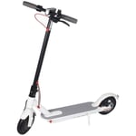 Electric Scooter E-Scooters Folding for Adults, Portable Foldable Electric Scooter E-Scooter with 250W Motor, 32 Km/H, 25Km Long Haul, 100Kg Capacity,White