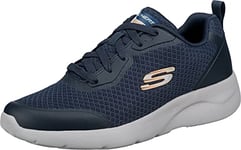 Skechers Homme Dynamight 2.0 Full Pace Sneaker, Blue, 44 EU