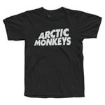 Arctic Monkeys 'CLASSIC LOGO' SVART T-SHIRT S