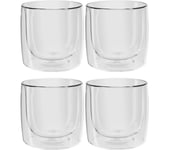 ZWILLING Sorrento Double Wall Whiskey Glasses - Pack of 4