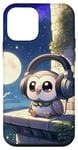 iPhone 12 mini Kawaii Owl Headphones: The Owl's Rhythm Case