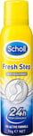 Scholl Fresh Step Anti-Perspirant Foot Spray Odour Protection Tri-Active 96g