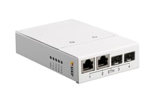 AXIS T8604 Media Converter Switch - fibermedieomformer - 10Mb LAN, 100Mb LAN, GigE