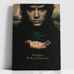Decorsome x Lord Of The Rings One Ring To Rule Them All Rectangular Canvas - 12x18 inch