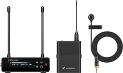 Sennheiser EW-DP ME4 SET (S4-7) Portable Digital UHF Wireless Microphone System with ME4 Cardioid Lavalier - Black (700024)