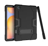 Samsung Galaxy Tab S6 Lite Case 2022/2020 SM-P610/P613/P615/P619 Protection Anti-Chocs Haute Performance avec Support pour Tab S6 Lite 10,4" Noir