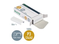 Leitz Power Performance P3 - Klamrar - 24/6 - 6 Mm - Galvaniserat Stål - Vit - Paket Med 1000 - För Rapid Classic K2, K45  Economy E15, E26  Fashion F18  Fashion Standup Ultimate Nxt