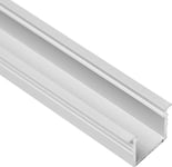 Loox5 innfelt aluminiumsprofil LED-lysstripe, 17 mm (sølv)