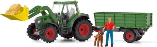 schleich FARM WORLD - Traktor med släp - 42608