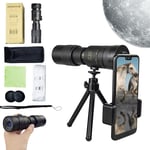 Monocular Telescopes, 4k 10-300x40mm Super Telephoto Zoom Monocular Telescope,monocular Telescope With Phone Holder And Tripod, For Travel, Bird Watching, Concerts 10-300 * 40mm