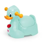 OKBABY Quack - Pot pour enfant avec assise ergonomique en forme de canard - Bleu clair