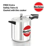 8 Litre Tall Hawkins Classic Aluminium Pressure Cooker - Stovetop Cooker