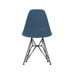 Vitra Eames Plastic Side Chair RE DSR stol 83 sea blue-basic dark
