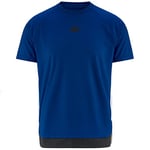 Kappa Kombat Dune T-Shirt Homme, Bleu Saphir Noir, M