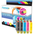 5 cartouche d'encre Jumao compatibles pour Epson Expression Home XP- 102 202 205