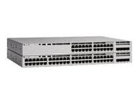Cisco Catalyst 9200 - Switch - L3 - Administrerad - 24 x 10/100/1000 - rackmonterbar - rekonditionerad