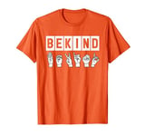 Be Kind Hand Sign Stop Bullying Unity Day Orange T-Shirt