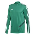 Adidas Men's TIRO19 TR TOP Sweatshirt, Bold Green/White, MT2
