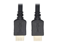 Tripp Lite HDMI Cable 8K @ 60Hz High-Speed Dynamic HDR 4:4:4 M/M Black 10ft - Ultra High Speed - HDMI-kabel - HDMI hane till HDMI hane - 3 m - dubbelt skärmad - svart - 8K UHD-stöd (7680 x 4320)