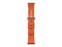 Xiaomi - KlocKräm för smart klocka - leather - 135 - 205 mm - korallorange - för Xiaomi Smart Band 8 Pro Xiaomi Redmi Watch 4