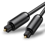UGREEN Toslink optisk ljudkabel, 2m - Svart