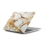 MacBook Pro 13 tum 2016 A1706-A1708 skyddsskal plast mönster - Marmor guld
