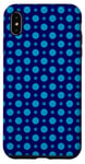 Coque pour iPhone XS Max Sky Deep Polka Dot Blue Round Points Retro Pattern