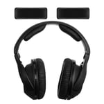 Geekria Protein Leather Headband Pad Compatible with Sennheiser RS160, RS170, RS220, RS185 Headphone Replacement Headband/Headband Cushion/Replacement Pad Repair Parts (Black)