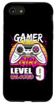 iPhone SE (2020) / 7 / 8 Gamer Girl Level 9 Unlocked Video Game 9th Birthday Girls Case
