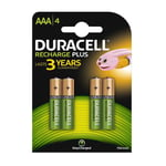 Duracell AAA (4pcs) Rechargeable battery Nickel-Metal Hydride (NiMH)