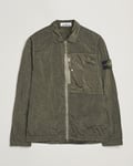 Stone Island Nylon Metal Zip Overshirt Military Green