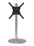 Sinox TV StandView Floor Mount with rotatable top. 26"-55". Alu finish 25 kg 55" Fra 200 x 200 mm