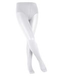 FALKE Unisex Kids Pure Matt 30 DEN K TI Sheer Plain 1 Pair Tights, White (White 2209), 12-.2.5