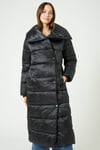 Puffer Duvet Collar Longline Coat
