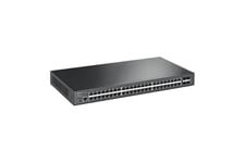 TP-Link TL-SG3452X netværksswitch Administreret L2+ Gigabit Ethernet (10/100/1000) 1U Sort