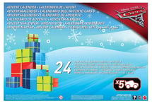 DISNEY CARS 3 ADVENT CALENDAR - WITH RACE ACCESSORIES & 5 MINI DIE CAST VEHICLES