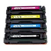 Tonerweb Tonerkassett, erstatter HP 410A BK/C/M/Y 4 stk. toner 9.200 sider CF410X + CF411X CF412X CF413X HT-CF41X-4pack