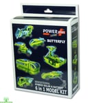 POWERplus "Junior" Butterfly Educational Hybrid Solar & Battery 6 in 1 Model Kit